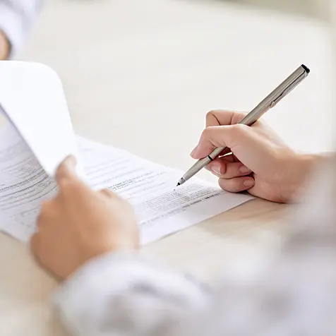 書類準備と申請支援